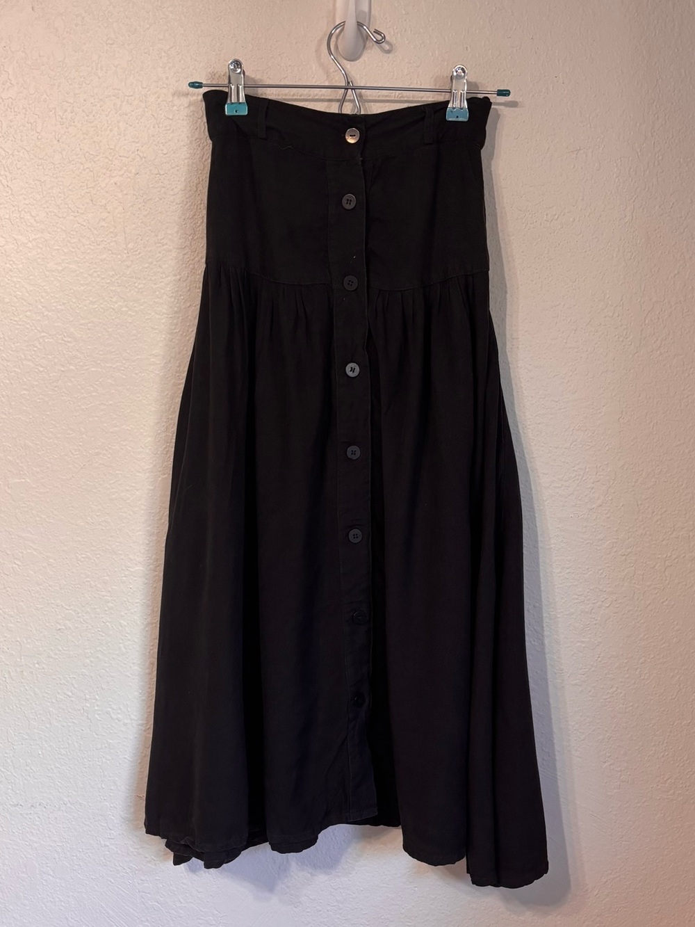 Vintage Supercraft Button Front Midi Skirt Small
